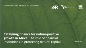 Catalysing Finance for Nature-positive growth in Africa - YouTube
