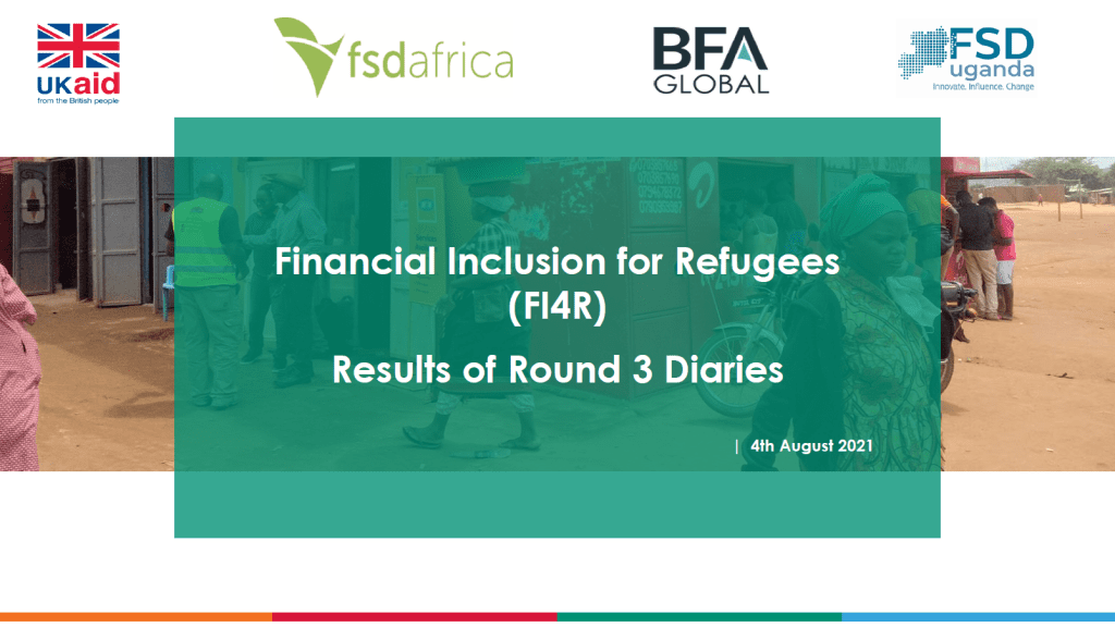 Financial Inclusion for Refugees (FI4R) – Results of Round 3 Diaries