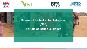 Financial Inclusion for Refugees (FI4R) - Results of Round 3 Diaries