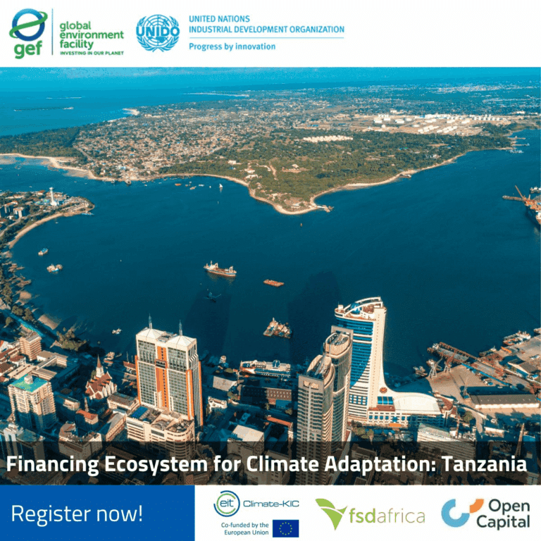 Webinar on Tanzania Early-Stage Climate Adaptation Venture Landscape Report Tanzania