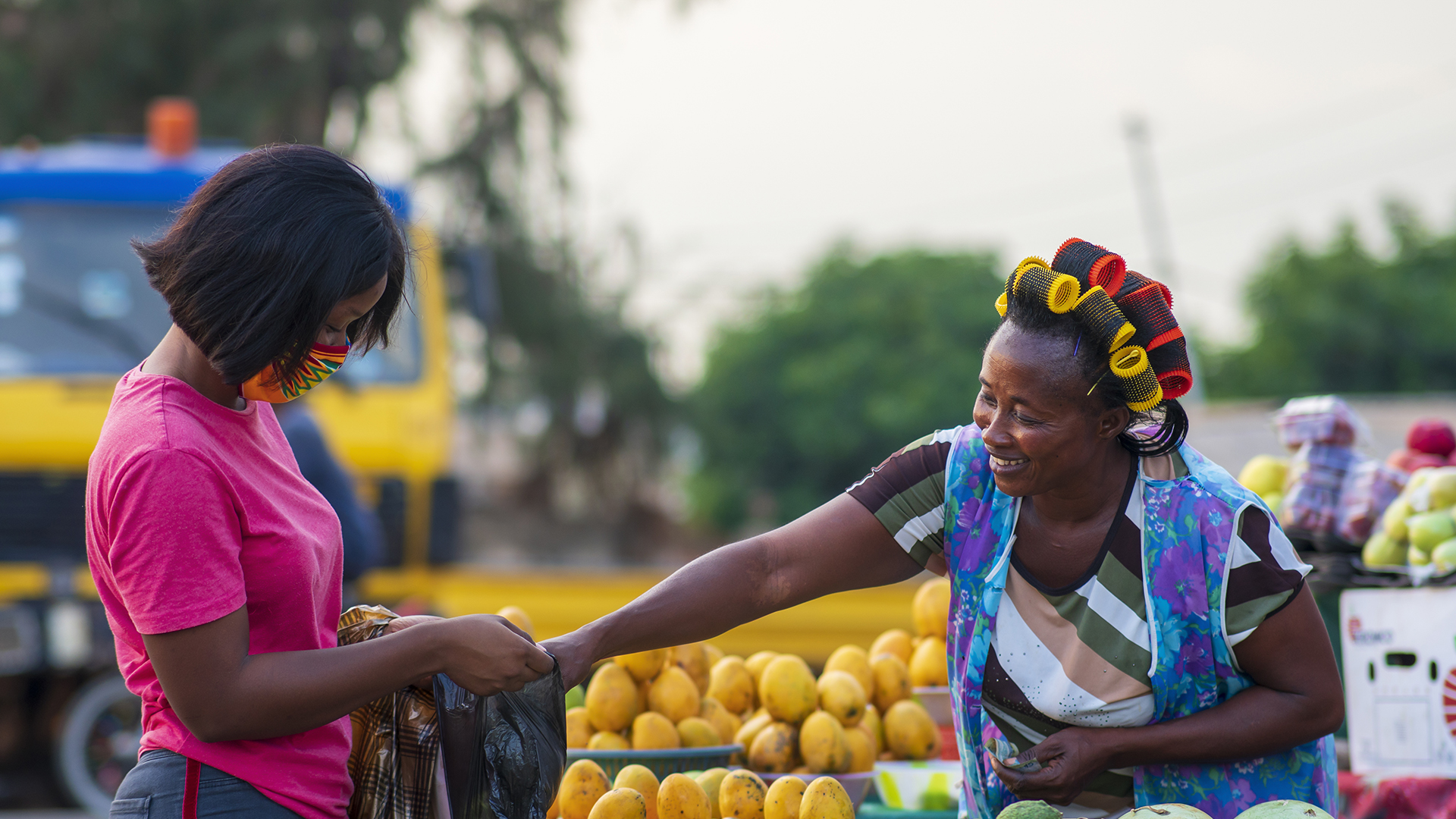Small business owner accessing financing in Africa